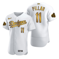 Kevin Pillar Los Angeles Dodgers White Gold 2022 MLB All-Star Game Jersey