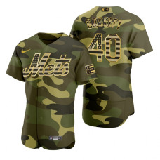 New York Mets Chris Bassitt Camo 2022 Armed Forces Day Jersey