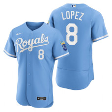 Kansas City Royals Nicky Lopez Powder Blue 2022 Authentic Jersey