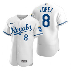 Kansas City Royals Nicky Lopez White 2022 Authentic Jersey