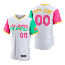 San Diego Padres Custom White 2022 City Connect Authentic Jersey