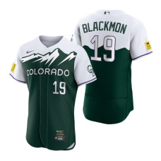 Colorado Rockies Charlie Blackmon Green 2022 City Connect Authentic Jersey