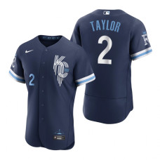 Kansas City Royals Michael A. Taylor Navy 2022 City Connect Authentic Jersey