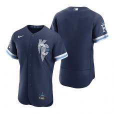 Kansas City Royals Navy 2022 City Connect Authentic Jersey