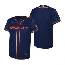 Kids Houston Astros Nike Navy 2022 City Connect Replica Jersey