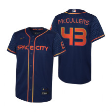 Kids Houston Astros Lance McCullers Nike Navy 2022 City Connect Replica Jersey