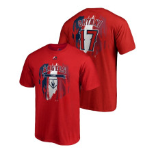 Los Angeles Angels Red #17 Shohei Ohtani Majestic T-Shirt 2019 Spring Training