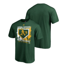 Oakland Athletics Base on Balls Green Cactus League T-Shirt 2019 Spring Training