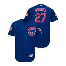 Chicago Cubs Royal #27 Addison Russell Flex Base Jersey 2019 Spring Training
