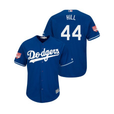 Los Angeles Dodgers Royal #44 Rich Hill Cool Base Jersey 2019 Spring Training