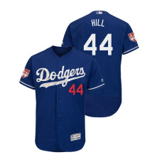 Los Angeles Dodgers Royal #44 Rich Hill Flex Base Jersey 2019 Spring Training