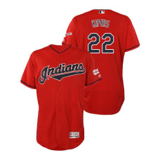 Cleveland Indians 2019 All-Star Game Patch Scarlet #22 Jason Kipnis Flex Base Jersey