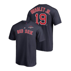 Boston Red Sox Navy #19 Jackie Bradley Jr. Majestic T-Shirt 2018 World Series Champions