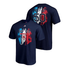 Boston Red Sox Navy #50 Mookie Betts Majestic T-Shirt 2019 Spring Training