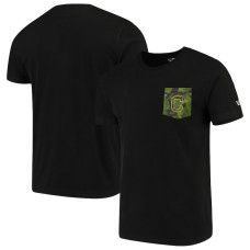Cleveland Indians New Era Armed Special Forces Camo Pocket T-Shirt - Black