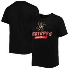 Men's Albuquerque Isotopes Champion Black Jersey T-Shirt
