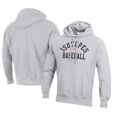 Men's Albuquerque Isotopes Champion Gray Baseball Reverse Weave Pullover Hoodie