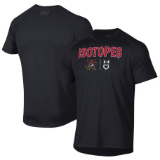 Men's Albuquerque Isotopes Under Armour Black Tech T-Shirt