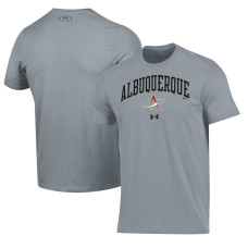 Men's Albuquerque Isotopes Under Armour Gray Performance T-Shirt