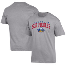 Men's Amarillo Sod Poodles Champion Gray Jersey T-Shirt