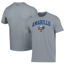 Men's Amarillo Sod Poodles Under Armour Gray Performance T-Shirt
