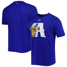 Men's Amarillo Sod Poodles Under Armour Royal Wordmark T-Shirt