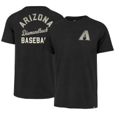 Men's Arizona Diamondbacks  '47 Black Turn Back Franklin T-Shirt