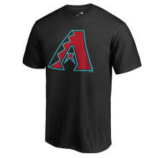 Men's Arizona Diamondbacks Black Secondary Color Primary Logo T-Shirt