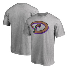 Men's Arizona Diamondbacks Fanatics Branded Ash Cooperstown Collection Forbes T-Shirt