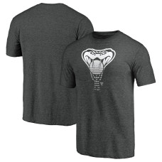 Men's Arizona Diamondbacks Fanatics Branded Charcoal Weathered Logo Tri-Blend T-Shirt