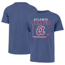Men's Atlanta Braves  '47 Royal Borderline Franklin T-shirt