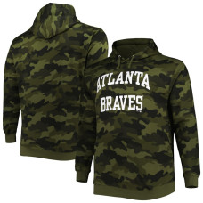 Men's Atlanta Braves Camo Allover Print Pullover Hoodie