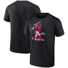 Men's Atlanta Braves Eddie Rosario Fanatics Branded Black 2021 National League Champions MVP T-Shirt