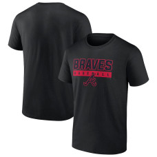 Men's Atlanta Braves Fanatics Branded Black In The Mitt T-Shirt