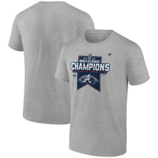 Men's Atlanta Braves Fanatics Branded Heathered Gray 2021 World Series Champions Locker Room T-Shirt