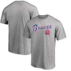Men's Atlanta Braves Fanatics Branded Heathered Gray Cooperstown Wahconah T-Shirt