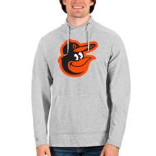 Men's Baltimore Orioles Antigua Heathered Gray Reward Pullover Sweatshirt