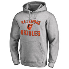 Men's Baltimore Orioles Ash Victory Arch Pullover Hoodie
