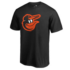 Men's Baltimore Orioles Black Team Color Primary Logo T-Shirt