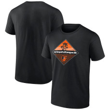 Men's Baltimore Orioles Fanatics Branded Black 2023 MLB Spring Training Diamond T-Shirt