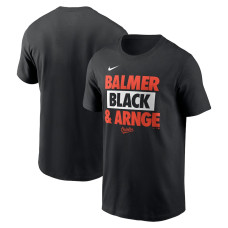 Men's Baltimore Orioles Nike Black Rally Rule T-Shirt