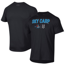 Men's Beloit Sky Carp Under Armour Black Tech T-Shirt