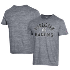 Men's Birmingham Barons Champion Gray Ultimate Tri-Blend T-Shirt