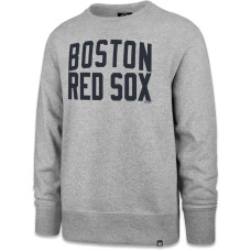 Men's Boston Red Sox '47 Gray Block Headline Pullover Sweater