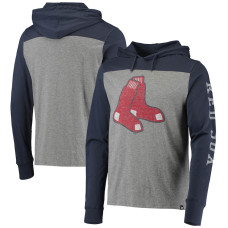Men's Boston Red Sox '47 Heathered Gray/Navy Franklin Wooster Pullover Hoodie