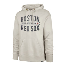Men's Boston Red Sox '47 Oatmeal Cross Check Fenway Pullover Hoodie
