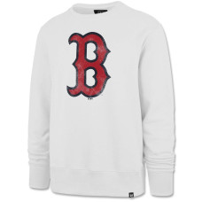 Men's Boston Red Sox '47 White Headline Pullover Sweater