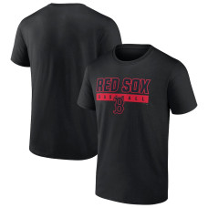 Men's Boston Red Sox Fanatics Branded Black In The Mitt T-Shirt