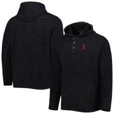 Men's Boston Red Sox Tommy Bahama Black Queensland Quilted Hoodie