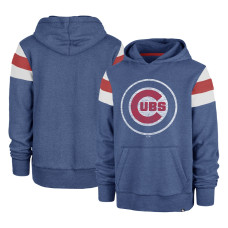 Men's Chicago Cubs '47 Heather Royal Premier Nico Pullover Hoodie
